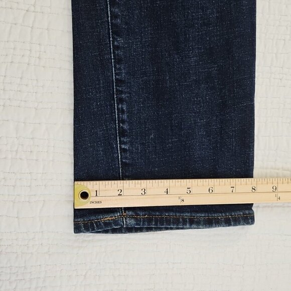 Aeropostale Mens Straight Stretch Whiskered Jeans Size 36x34 Dark Wash EUC LN - Picture 13 of 16